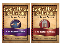 God's Hand in History Lapbook Kit and CD: The Renaissance and the Reformation by Carol Robb