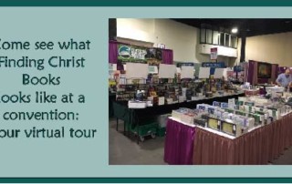 Finding Christ Books booth